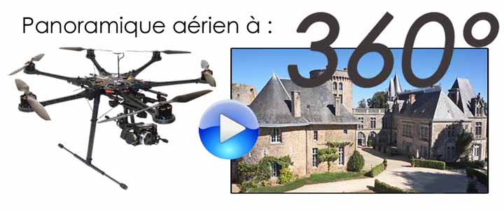 drone pour panoramique 360°
