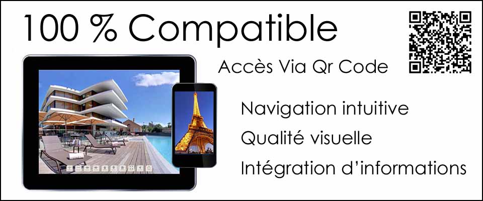 visite virtuelle 360° compatible supports nomades
